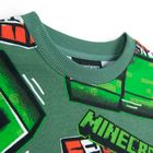 Cool Club, Hanorac pentru baieti, verde, imprimeu Minecraft