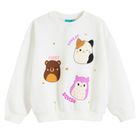 Cool Club, Hanorac pentru fete, alb, imprimeu Squishmallows