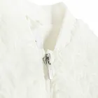 Cool Club, Hanorac pentru fete, cu fermoar, alb