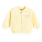 Cool Club, Hanorac pentru fete, cu fermoar, galben, imprimeu Peppa Pig