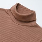 Cool Club, Helanca din tricot striat pentru fete, culoare maro deschis