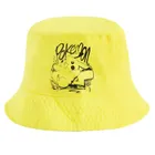 Cool Club, Palarie pentru baieti, cu doua fete, UV 50, galben, imprimeu Pokemon