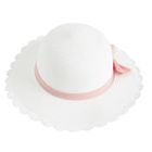 Cool Club, Palarie pentru fete, de paie, alb