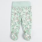 Cool Club, Pantaloni cu botosei pentru fete, gri, menta verde, set 2 buc.
