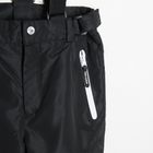 Cool Club, Pantaloni de schi pentru baieti, negru, cu bretele