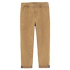 Cool Club, Pantaloni din material textil pentru baieti, chino, bej