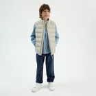 Cool Club, Pantaloni din material textil pentru baieti, relaxed, bleumarin