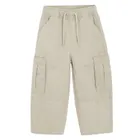 Cool Club, Pantaloni din material textil pentru baieti, wide leg, bej