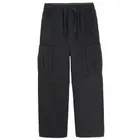 Cool Club, Pantaloni din material textil pentru baieti, wide leg, picioare detasabile, negru