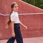 Cool Club, Pantaloni din material textil pentru fete, bleumarin