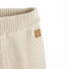 Cool Club, Pantaloni fara botosei pentru baieti, din tricot, bej