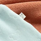 Cool Club, Pantaloni fara botosei pentru baieti, velur, albastru, imprimeu Mickey Mouse