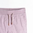 Cool Club, Pantaloni jogger din material textil pentru fete, culoare roz deschis in buline