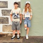 Cool Club, Pantaloni scurti de blugi reglabili pentru fete, bleumarin