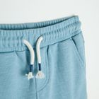 Cool Club, Pantaloni scurti pentru baieti, albastru, imprimeu Sea you in the morning