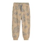 Cool Club, Pantaloni trening pentru baieti, bej, imprimeu Jurassic World