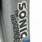 Cool Club, Pantaloni trening pentru baieti, gri, imprimeu Sonic the Hedgehog