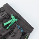 Cool Club, Pantaloni trening pentru baieti, negru-grafit, imprimeu PJ Masks
