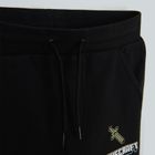Cool Club, Pantaloni trening pentru baieti, negru, imprimeu Minecraft