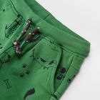 Cool Club, Pantaloni trening pentru baieti, verde, imprimeu catei