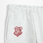 Cool Club, Pantaloni trening pentru fete, wide leg, gri, imprimeu Harry Potter