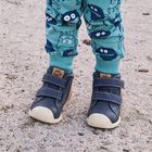 Cool Club, Pantofi pentru baieti, parfumati, bleumarin, brant din piele, talpa Bio-Fit