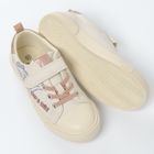 Cool Club, Pantofi sport pentru fete, bej deschis, imprimeu Chip si Dale