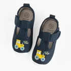 Cool Club, Papuci de casa pentru baieti, albastru, brant din piele