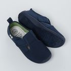 Cool Club, Papuci de casa pentru baieti, bleumarin, cu branturi de piele