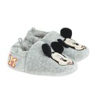 Cool Club, Papuci de casa pentru baieti, gri, imprimeu Mickey Mouse