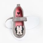 Cool Club, Papuci de casa pentru fete, gri, cu sclipici, imprimeu Minnie Mouse