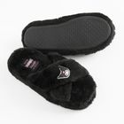 Cool Club, Papuci de casa pentru fete, negru, imprimeu Kuromi