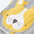 Cool Club, Patura pentru copii, gri, imprimeu catelus, 80-80 cm