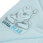 Cool Club, Paturica - sistem de infasat pentru baietei, bumbac organic, albastru deschis, imprimeu Winnie the Pooh