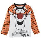 Cool Club, Pijama pentru baieti, alb-portocaliu, imprimeu Tigru, Winnie the Pooh