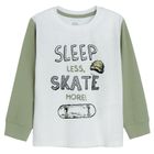 Cool Club, Pijama pentru baieti, alb-verde
