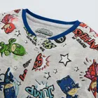 Cool Club, Pijama pentru baieti, gri, imprimeu Eroi in pijama