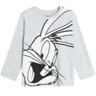 Cool Club, Pijama pentru baieti, gri-negru, imprimeu Looney Tunes