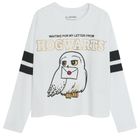 Cool Club, Pijama pentru fete, alb-negru, imprimeu Harry Potter