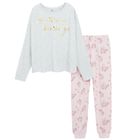 Cool Club, Pijama pentru fete, gri-roz