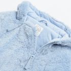 Cool Club, Pijama tip salopeta calduroasa cu gluga pentru baieti, cu blanita, albastru