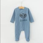 Cool Club, Pijama tip salopeta pentru baieti, albastru, verde, imprimeu Lion King, set 2 buc.