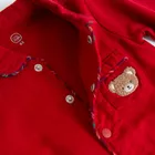 Cool Club, Pijama tip salopeta pentru baieti, flanel, rosu