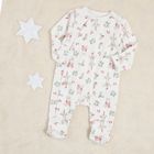 Cool Club, Pijama tip salopeta pentru baieti, gri, ecru, imprimeu Winnie the Pooh, set 2 buc.