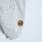Cool Club, Pijama tip salopeta pentru baieti, gri melange, imprimeu Lion King