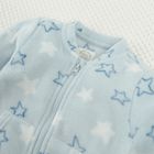 Cool Club, Pijama tip salopeta pentru baieti, polar, albastru deschis