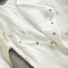 Cool Club, Pijama tip salopeta pentru bebelusi, alb