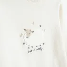 Cool Club, Pijama tip salopeta pentru bebelusi, din tricot, bej
