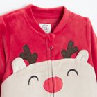 Cool Club, Pijama tip salopeta pentru bebelusi, rosu-bej