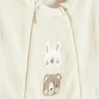 Cool Club, Pijama tip salopeta pentru bebelusi, velur, bej